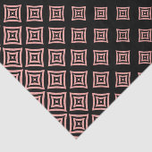 Trendy Rose Gold Glitzer Rhomboid Muster Seidenpapier (Ausschnitt)