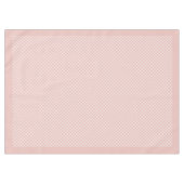 Trendy Rose Gold Kariert Tabletts Auswahl Tischdecke (Vorderseite (Horizontal))