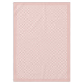Trendy Rose Gold Kariert Tabletts Auswahl Tischdecke (Vorderseite)