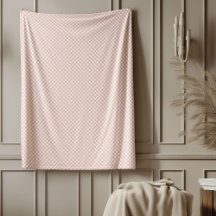Trendy Rose Gold Karo Blanket für Geschenke