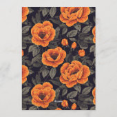 Trendy Rose Luxury Nature-Inspired Parties Einladung (Rückseite)