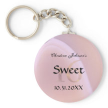 Trendy Rose Pink Crystal Sweet 16 Gastgeschenke