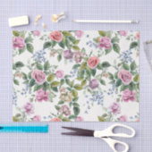 trendy, Rosen, Muster, Shabby Chic, elegant, Seidenpapier (Handwerk)