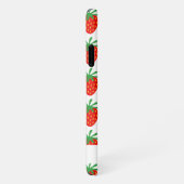 Trendy Rot Erdbeere drucken Custom Zazzle Basic iPhone Hülle (Rechte Seite)