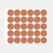 Trendy Rustic Copper - Labels Etiketten (Blatt)