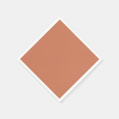 Trendy Rustic Copper - Napkins Serviette (Ecke)