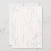 Trendy Rustic GRILLEN oder Party | Black Chalkboar Einladung (Rückseite)