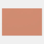 Trendy Rustic Kupfer - Set für Papierumschläge Geschenkpapier Set (Vorderseite 2)