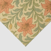 Trendy rustic lily chintz William Morris muster Seidenpapier (Ausschnitt)