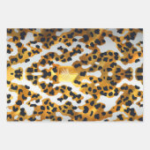 Trendy Safari Chic Gold Animal Print Geschenk Geschenkpapier Set (Vorderseite 2)