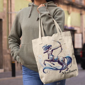 Trendy Sagittarius Watercolor Zodiac Design Tragetasche