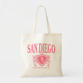 Trendy San Diego Beach Junggeselinnen-Abschied Mat Tragetasche (Vorne)