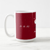 Trendy Santa Merry Christmas Classic Kaffeetasse (Links)