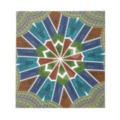 Trendy Sari Design Notizblock (Vorderseite)