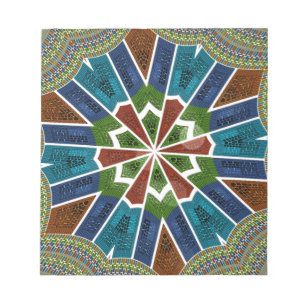 Trendy Sari Design Notizblock