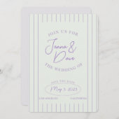 Trendy Save the Date Wedding Einfach und modern (Vorne/Hinten)