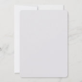 Trendy Save the Date Wedding Einfach und modern (Rückseite)