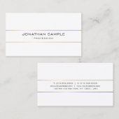 Trendy Schlicht Elegante Ein perfektes Wochenende Visitenkarte (Vorne/Hinten)