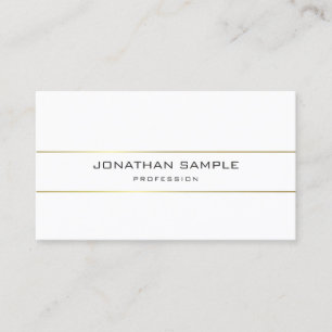 Trendy Schlicht Elegante Ein perfektes Wochenende Visitenkarte