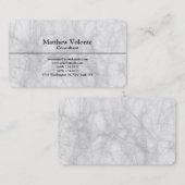 Trendy Schlicht Stylish Gray Beruflich Visitenkarte (Vorne/Hinten)