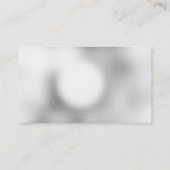 Trendy Schlichte Berufliche Visitenkarte (Rückseite)