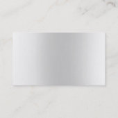 Trendy Schlichte Einfach-Business-Karte Visitenkarte (Rückseite)