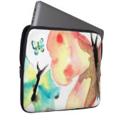 Trendy, Schmetterlingswasserfarbe Laptopschutzhülle (Vorne Rechts)