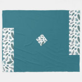 Trendy Schöne Blätter Fleece Blanket (Vorderseite (Horizontal))