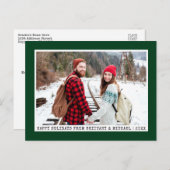 Trendy Schreibmaschine Schriftart Minimalistisch F Postkarte (Vorne/Hinten)