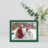 Trendy Schreibmaschine Schriftart Minimalistisch F Postkarte (Stehend Vorderseite)