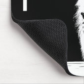 Trendy Schwarz-weiß Pop Art Lion Head Template Mousepad (Ecke)