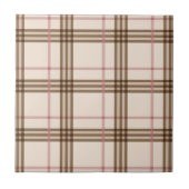 Trendy Scottish Thompson beige brauner Tartan Fliese (Vorderseite)