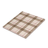Trendy Scottish Thompson beige brauner Tartan Fliese (Seite)