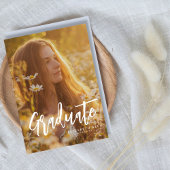 Trendy Script | Ankündigung von zwei Fotos Abschlu