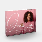 Trendy Script Modern Graduate Fotoblock (Links)