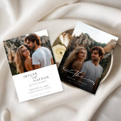 Trendy Script Modernes Minimalistisches Hochzeitss Save The Date