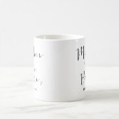 Trendy Script "Mutter der Braut" Kaffeetasse (Mittel)
