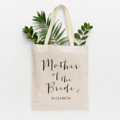 Trendy Script "Mutter der Braut" Tragetasche