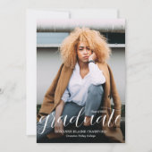 Trendy Script Overlay-Abschluss Ankündigung (Vorderseite)