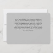 Trendy Script Overlay | One Foto Group Abschluss Ankündigung (Rückseite)