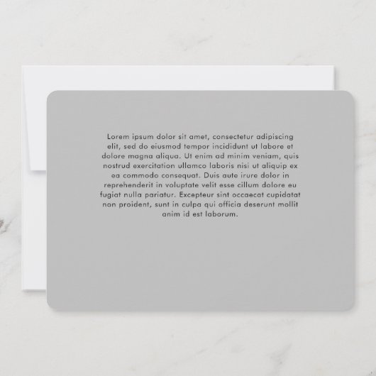 Trendy Script Overlay | One Foto Group Abschluss Ankündigung (Rückseite)