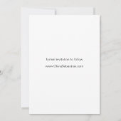 Trendy Script Overlay Text mit Herz und Foto Save The Date (Rückseite)