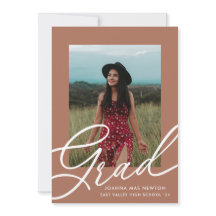 Trendy Script Two Foto Abschluss