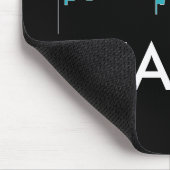 Trendy Seattle Washington Retro Sunset Skyline Mousepad (Ecke)