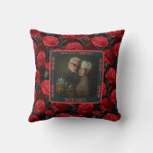 Trendy Sentimental Vow Renewal Throw Kissen (Rückseite)