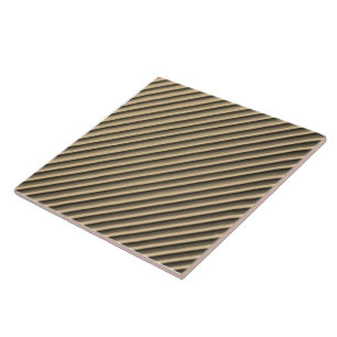 Trendy Sepia Color Imitats Strip Keramik Tile Fliese