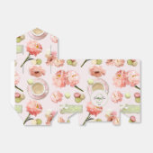 Trendy Shabby Chic Peonies and Macarons Set Geschenkschachtel (Ungefaltet)