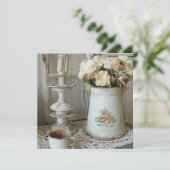 Trendy Shabby Chic photography White ja floral (Stehend Vorderseite)