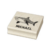 Trendy Shark Personalisiert Gummistempel (Stempel)