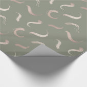 Trendy Shine abstrakt Pattern Geschenkpapier (Ecke)